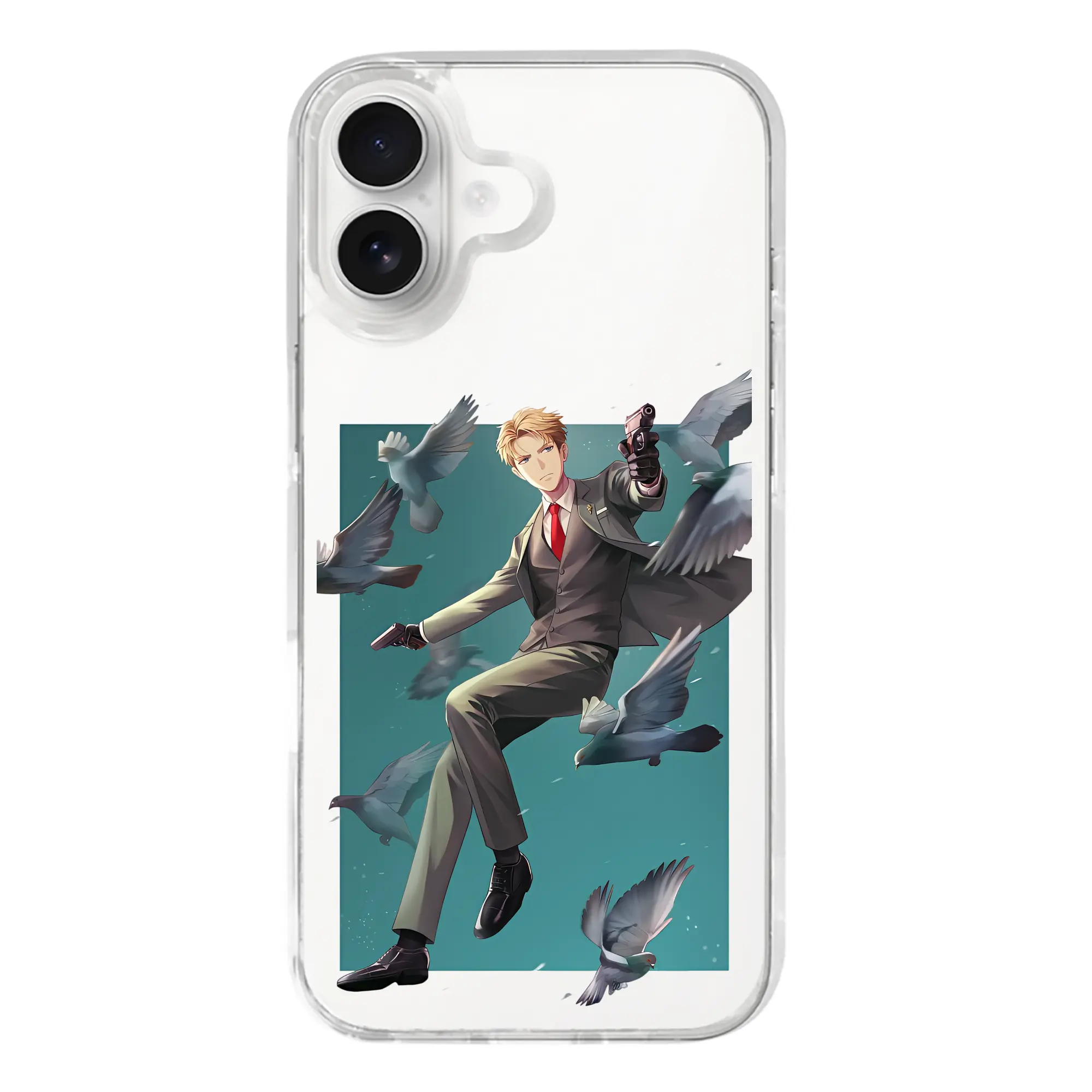 スパイファミリー グッズ,ロイド・フォージャー（Loid Forger） - iPhone 17シリーズ 透明スマホケース – 薄型・耐衝撃・精密フィット保護カバー